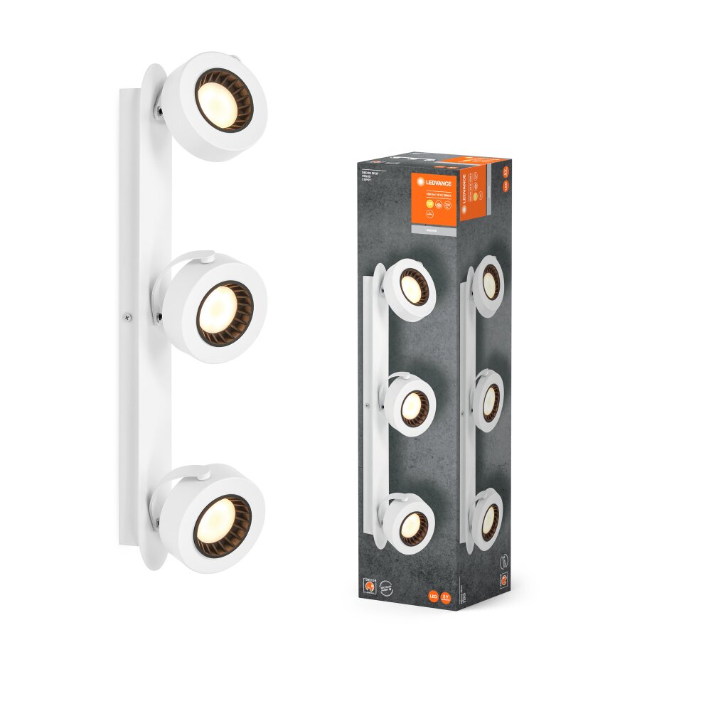 Oświetlenie Ledvance Decor Lampa sufitowa LED Biały, 3-punktowe main product photo