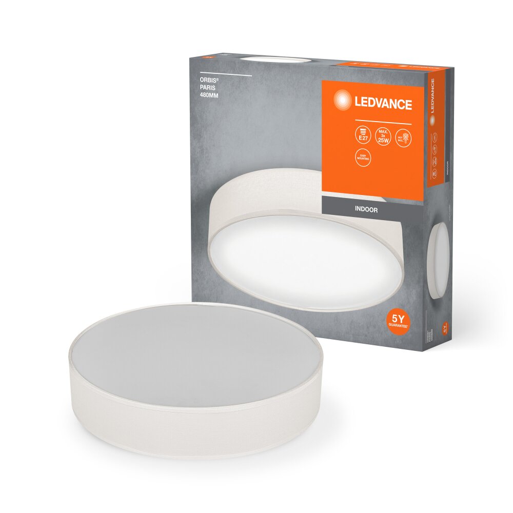 Oświetlenie Ledvance Orbis Lampa sufitowa Beżowy, 3-punktowe main product photo