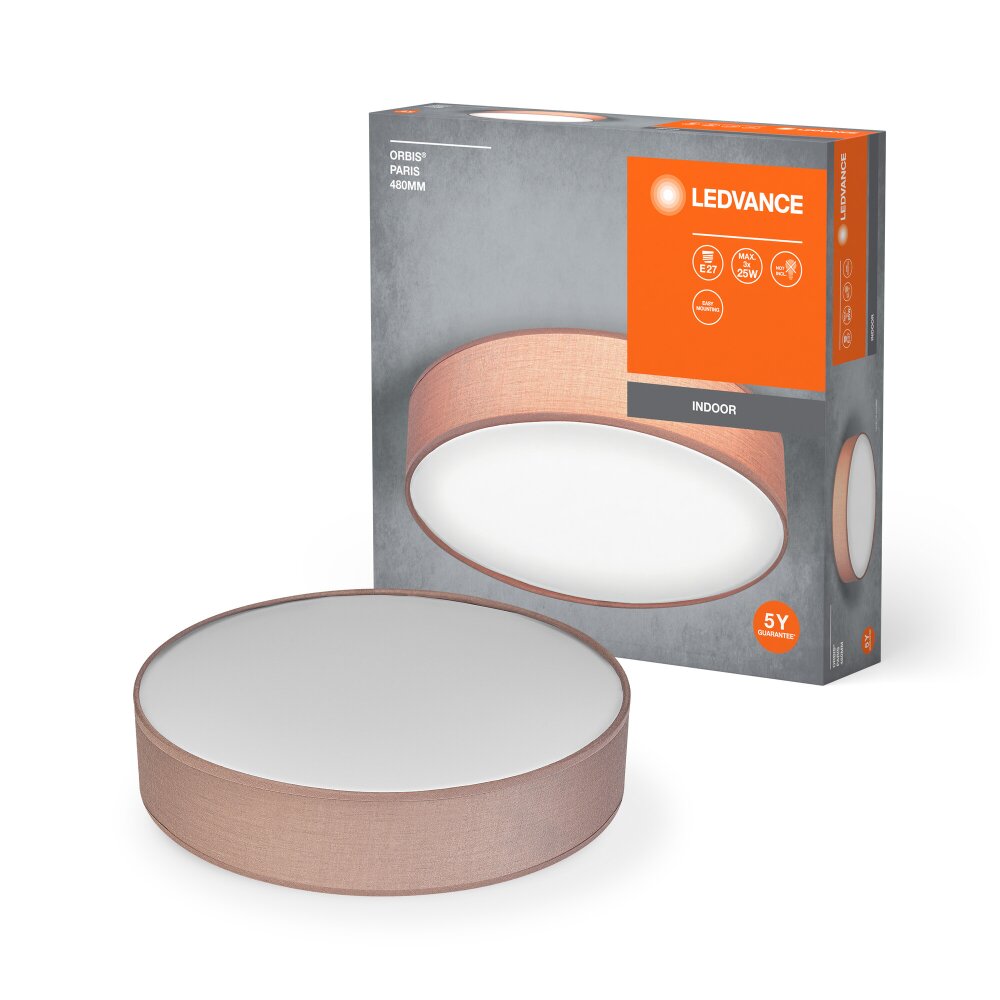 Oświetlenie Ledvance Orbis Lampa sufitowa Brązowy, 3-punktowe main product photo
