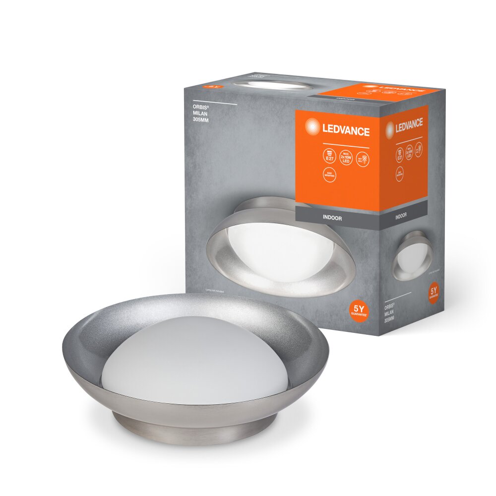 Oświetlenie Ledvance Orbis Lampa sufitowa Nikiel matowy, 2-punktowe main product photo