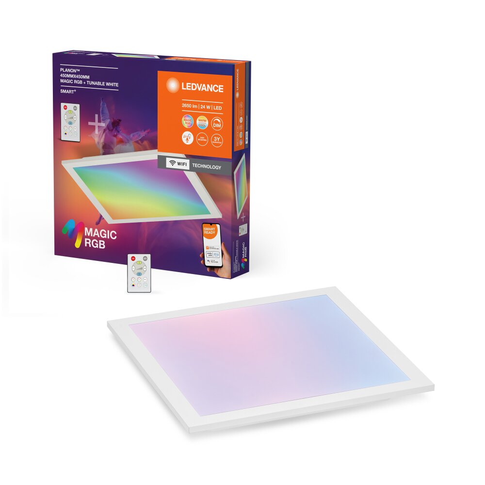 Oświetlenie Ledvance Wifi Panel LED Biały, 1-punktowy, Zdalne sterowanie, Zmieniacz kolorów main product photo