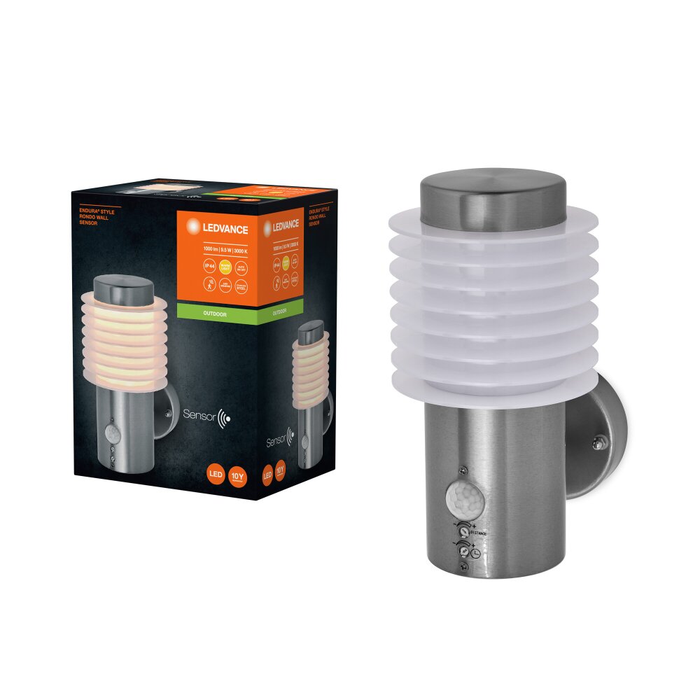 Oświetlenie Ledvance Endura Lampa ścienna LED Stal szczotkowana, 1-punktowy main product photo