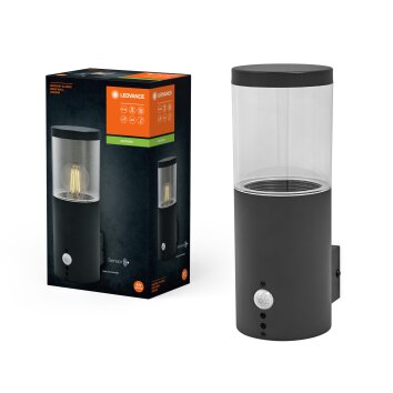 Oświetlenie Ledvance Endura kinkiet szary, 1-punktowy