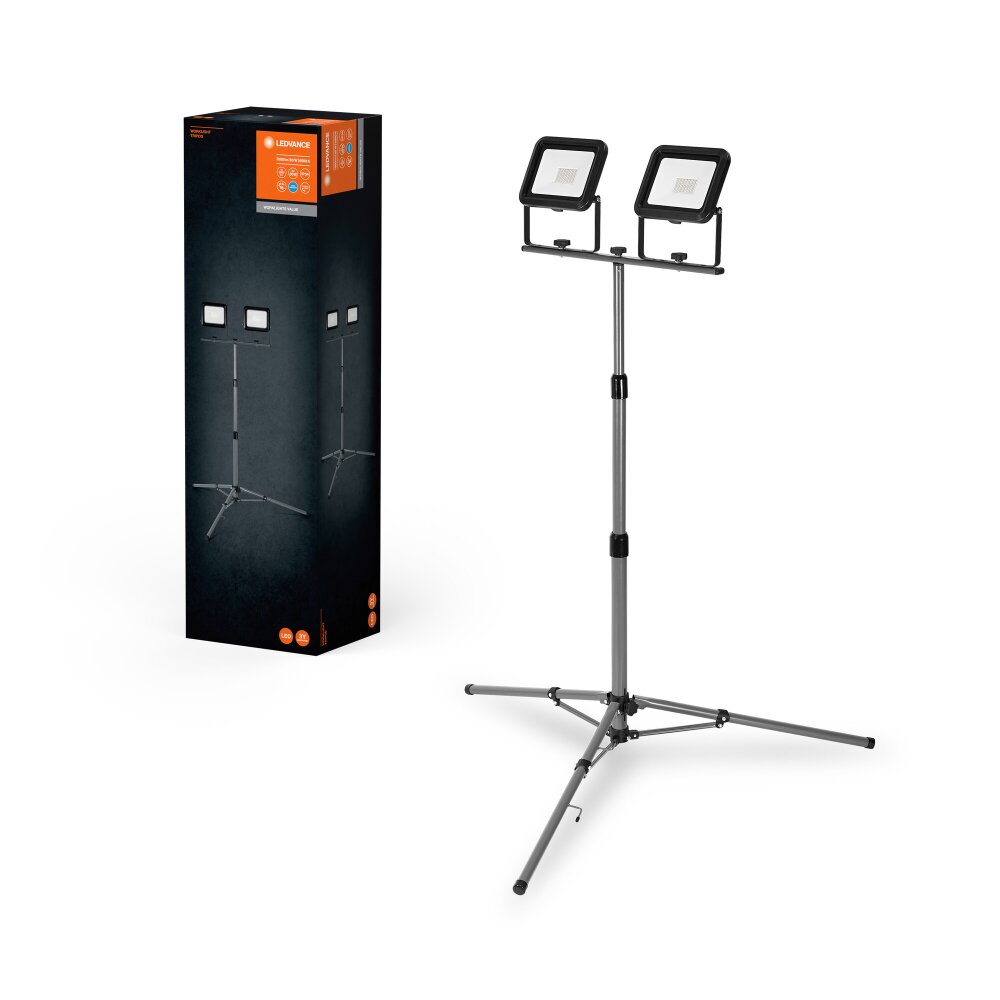Oświetlenie Ledvance Worklight Reflektor ze statywem, z podstawką LED Szary, Czarny, 1-punktowy main product photo