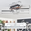 Sigersvik lampa sufitowa LED kolory naturalne, czarny, 1-punktowy