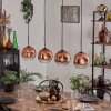 Ripoll lampa wisząca przezroczysty, miedziany, 4-punktowe