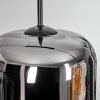 Lauden Lampa wisząca W kolorze bursztynu, Chrom, Przezroczysty, 4-punktowe