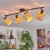 Cavaca Lampa sufitowa Czarny, 4-punktowe