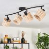 Cavaca Lampa sufitowa Czarny, 4-punktowe