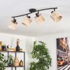 Cavaca Lampa sufitowa Czarny, 4-punktowe