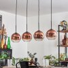 Koyoto lampa wisząca przezroczysty, miedziany, 4-punktowe