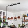 Koyoto lampa wisząca przezroczysty, miedziany, 4-punktowe