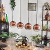 Koyoto Lampa wisząca Przezroczysty, W kolorze miedzi, 4-punktowe