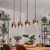 Vevino Lampa wisząca Chrom, Przezroczysty, 4-punktowe