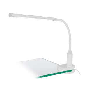 Eglo LAROA lampa z klipsem LED Biały, 1-punktowy