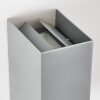 Hoods zewnętrzny kinkiet, lampa up & down, kinkiet LED srebrny, 1-punktowy