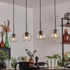 Ripoll lampa wisząca czarny, 4-punktowe