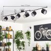 Alsen Lampa sufitowa Czarny, 6-punktowe