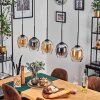Vevino lampa wisząca bursztynowy, przezroczysty, przydymiony, 5-punktowe