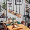Vevino lampa wisząca bursztynowy, przezroczysty, przydymiony, 5-punktowe