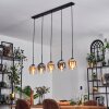 Vevino lampa wisząca bursztynowy, przezroczysty, przydymiony, 5-punktowe