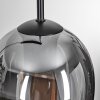 Vevino lampa wisząca bursztynowy, przezroczysty, przydymiony, 5-punktowe