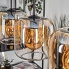 Lauden lampa wisząca bursztynowy, przezroczysty, 5-punktowe