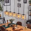 Lauden lampa wisząca bursztynowy, przezroczysty, 5-punktowe
