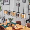 Lauden Lampa wisząca W kolorze bursztynu, Przezroczysty, Przydymiony, 5-punktowe