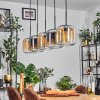 Lauden Lampa wisząca W kolorze bursztynu, Przezroczysty, Przydymiony, 5-punktowe