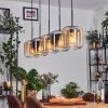 Lauden Lampa wisząca W kolorze bursztynu, Przezroczysty, Przydymiony, 5-punktowe