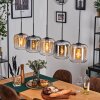 Lauden Lampa wisząca W kolorze bursztynu, Przezroczysty, Przydymiony, 5-punktowe