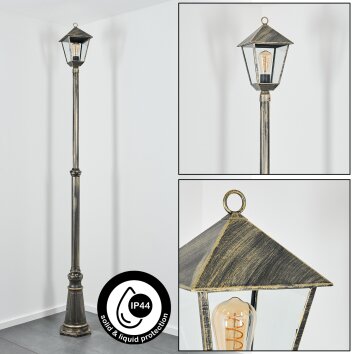 Anfei słupek ogrodowy złoty, czarny, 1-punktowy