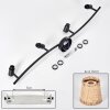 Lindberg Lampa sufitowa Czarny, 4-punktowe