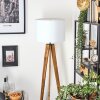 Bassagoda lampa stojąca, lampka do czytania kolory naturalne, czarny, 1-punktowy