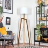 Bassagoda lampa stojąca, lampka do czytania kolory naturalne, 1-punktowy