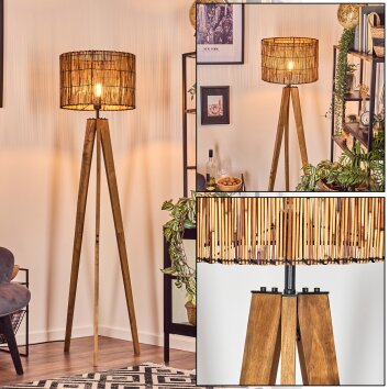 Cando lampa stojąca, lampka do czytania kolory naturalne, czarny, 1-punktowy