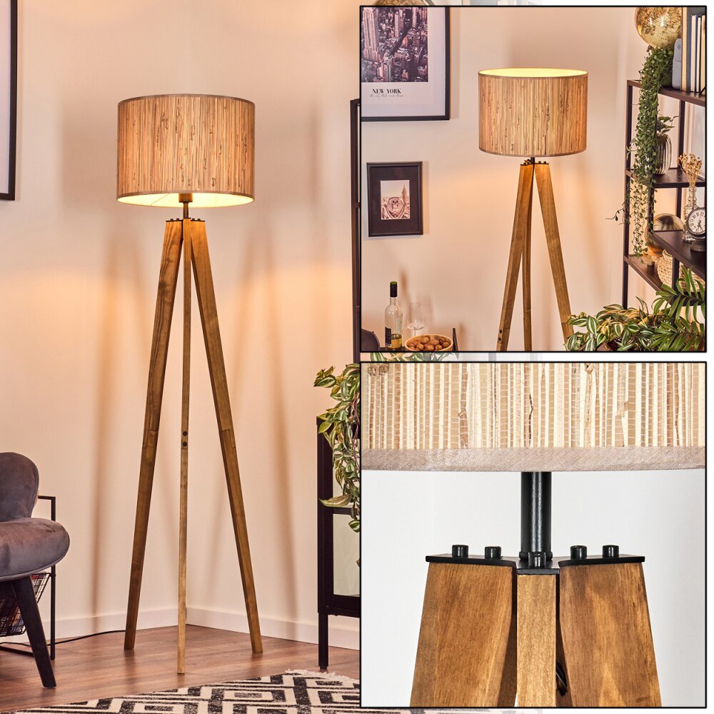 Bongal Lampa stojąca, Lampa do czytania Ecru, Czarny, 1-punktowy main product photo