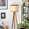 Chellas lampa stojąca, lampka do czytania kolory naturalne, czarny, 1-punktowy