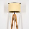 Chellas lampa stojąca, lampka do czytania kolory naturalne, czarny, 1-punktowy