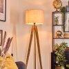 Bassagoda lampa stojąca, lampka do czytania kolory naturalne, czarny, 1-punktowy