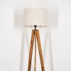 Bassagoda lampa stojąca, lampka do czytania kolory naturalne, czarny, 1-punktowy