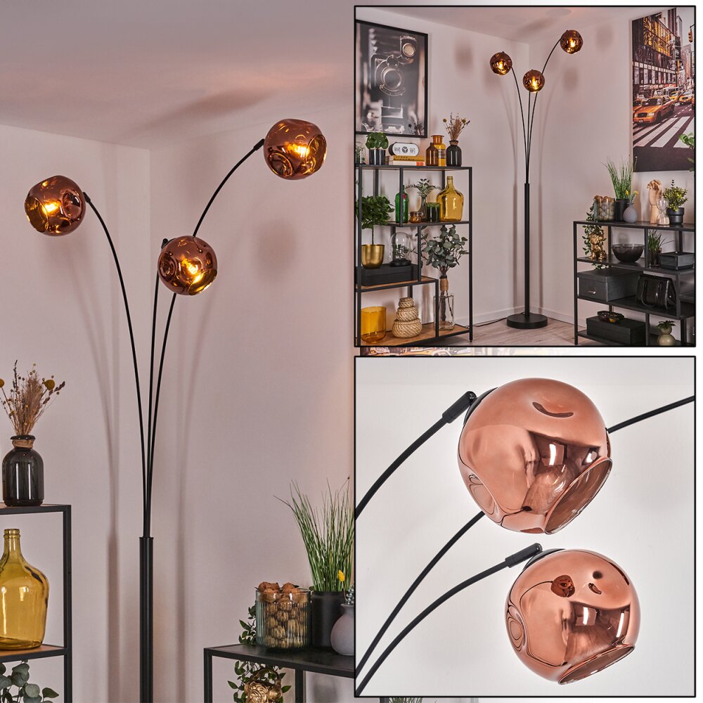 Ripoll Lampa stojąca Czarny, 3-punktowe main product photo