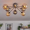 Gastor lampa sufitowa 87 cm czarny, 8-punktowe