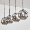 Ripoll lampa wisząca czarny, 4-punktowe