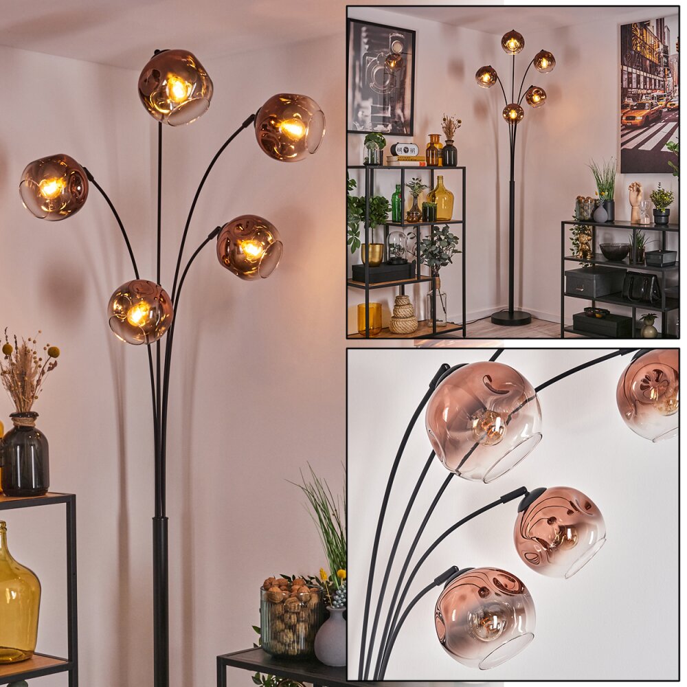 Ripoll Lampa stojąca Czarny, 5-punktowe main product photo