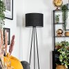 Bassagoda lampa stojąca, lampka do czytania czarny, 1-punktowy