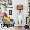 Cando lampa stojąca, lampka do czytania czarny, 1-punktowy
