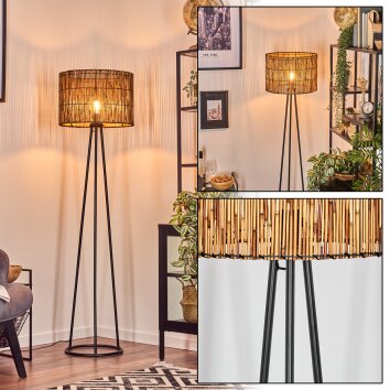 Cando lampa stojąca, lampka do czytania czarny, 1-punktowy