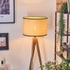 Chellas lampa stojąca, lampka do czytania kolory naturalne, czarny, 1-punktowy